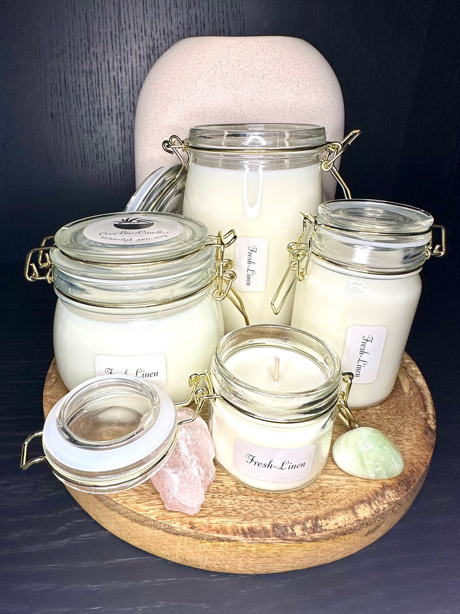 CocoBuzzCandles anti-mug in glas