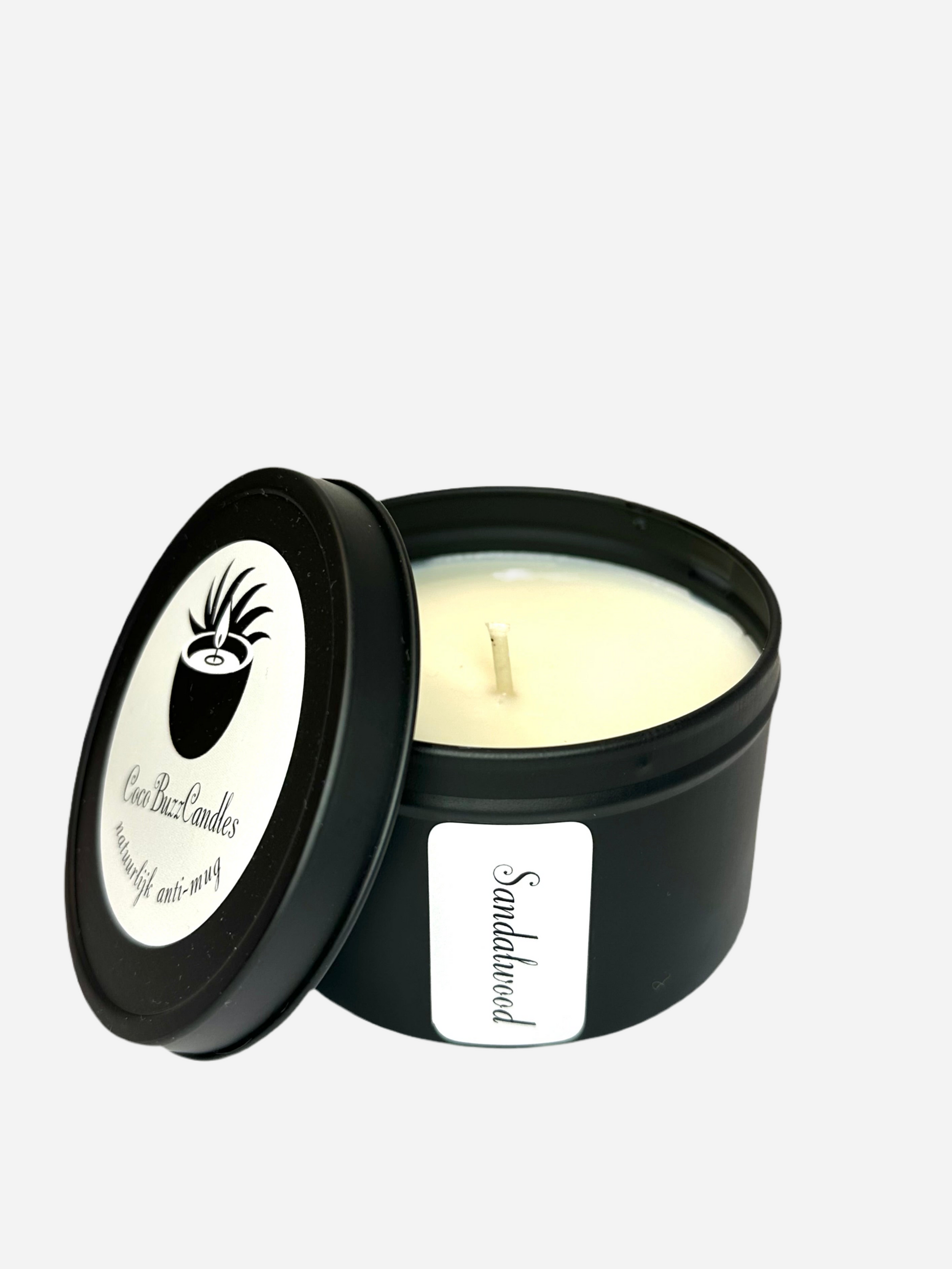 ‘Sandalwood’ Anti-mugkaars zwart - CocoBuzz